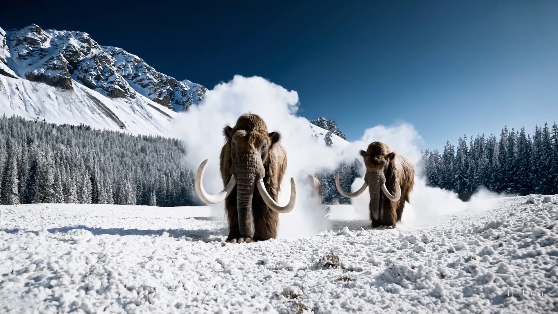 Wooly mammoths