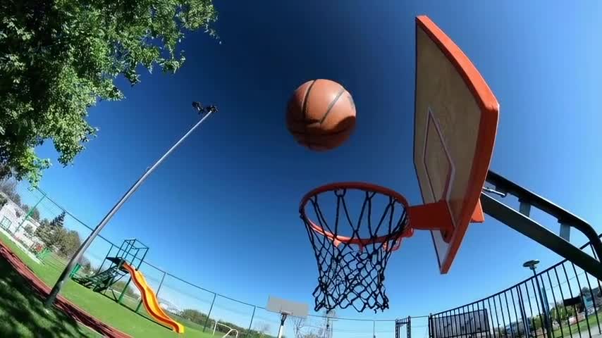 Basketball explosion