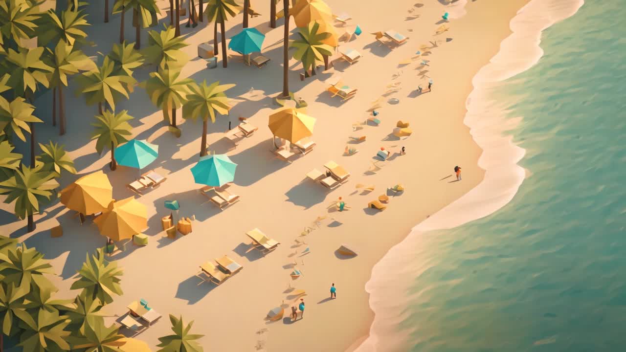 Stylized Beach Animation