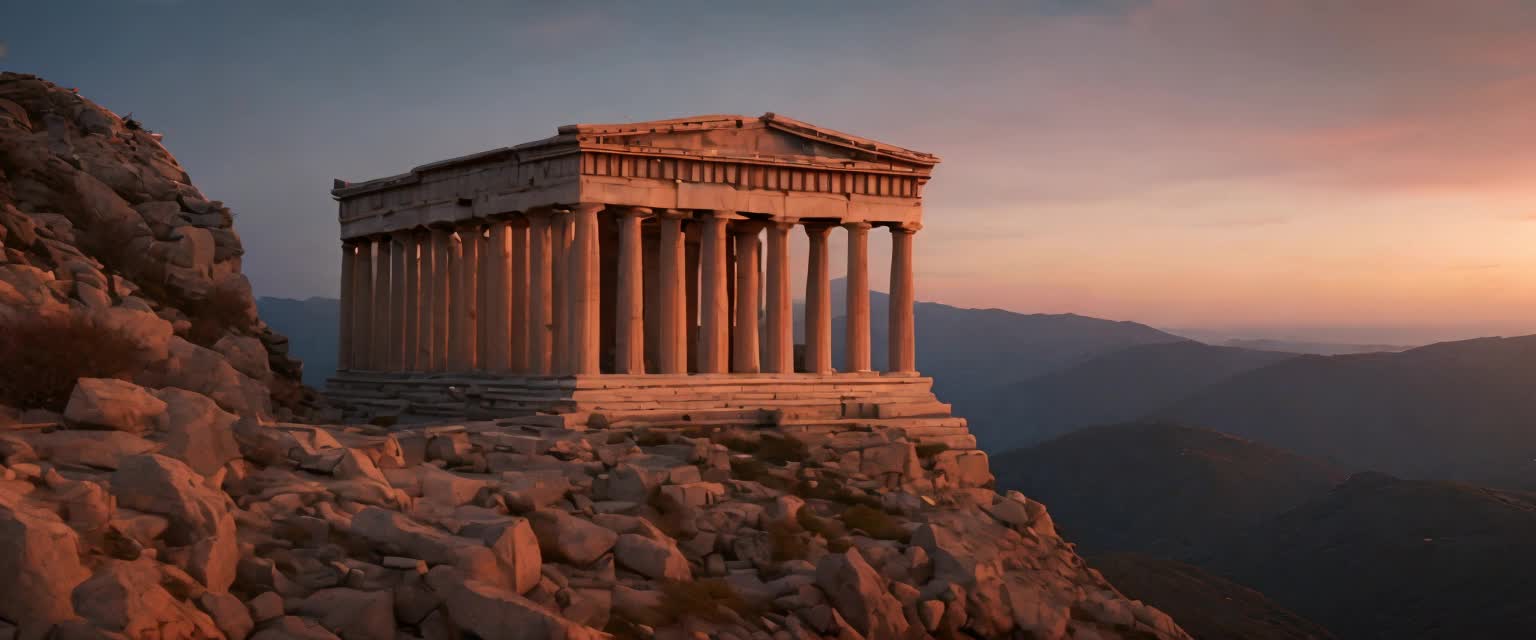 Greek Temple, cinematic